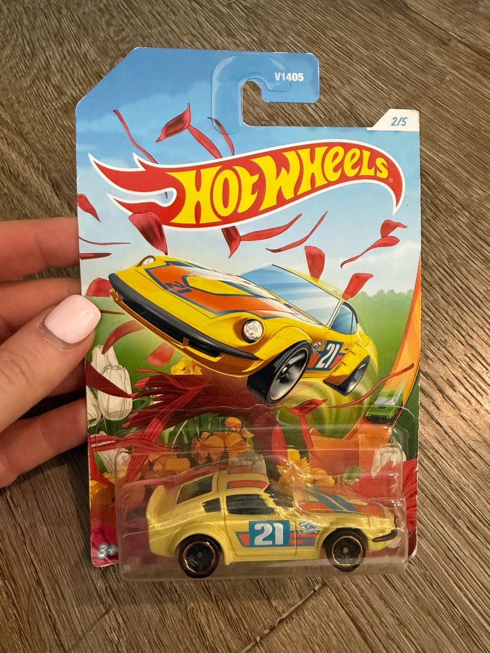 Hot Wheels Yellow Race Car - #21 Collector Edition